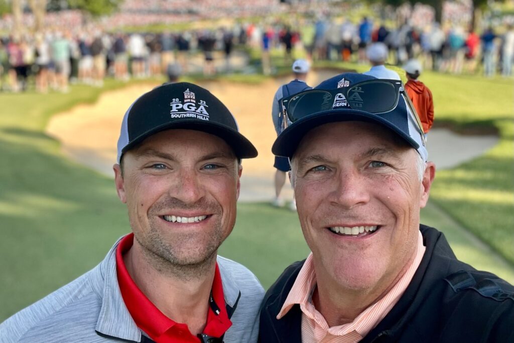 Justin at the 2022 PGA Championship, which took place at Southern Hills Country Club in Tulsa, Oklahoma.