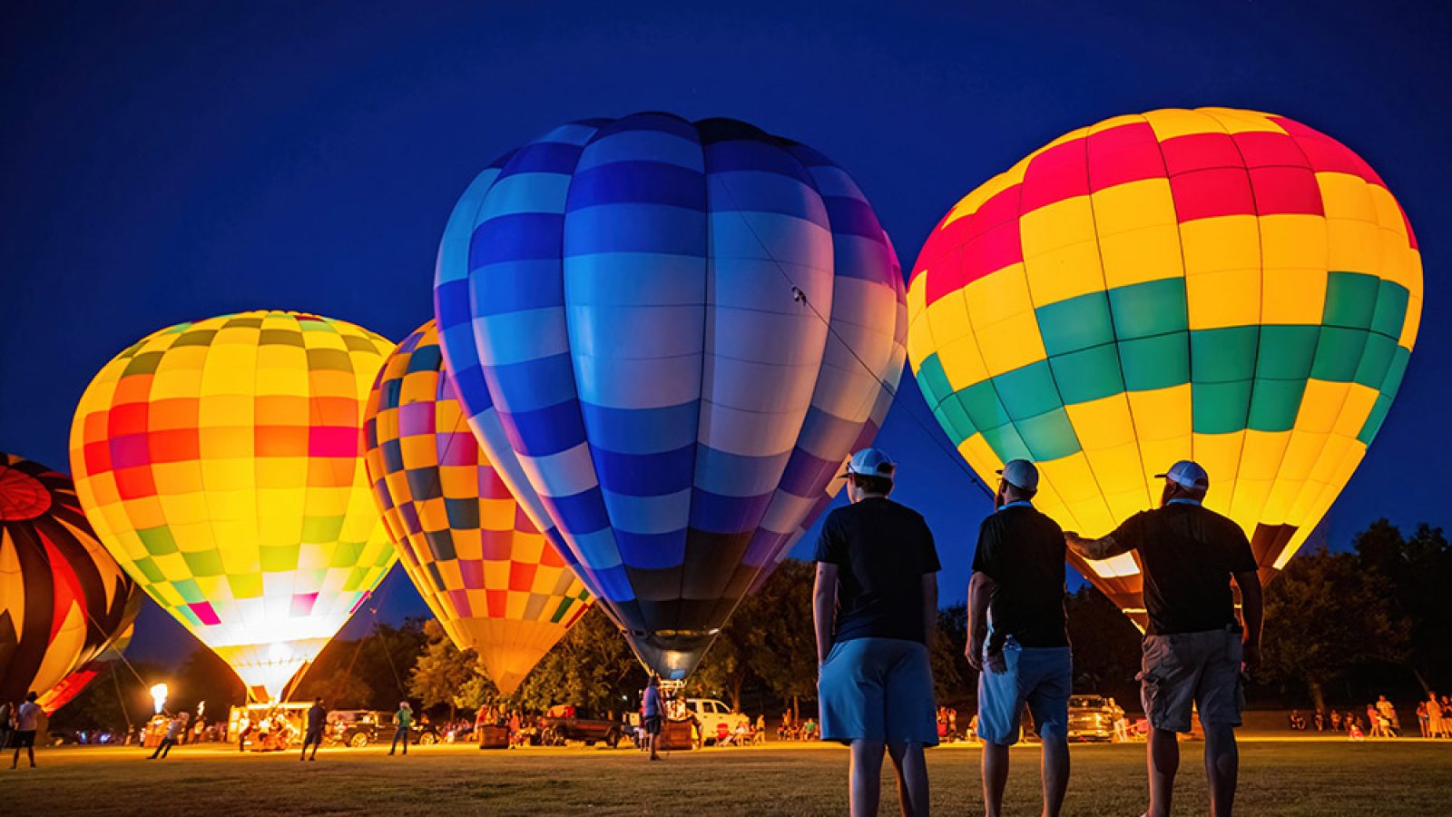 Hot air balloon festival in Shawnee, Oklahoma